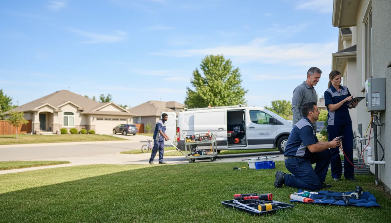 Tankless water heater service in Rosser, TX